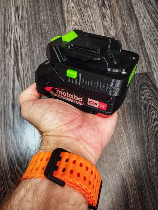 Адаптер перехідник акумулятор Metabo 18V CAS на Makita Procraft Revolt