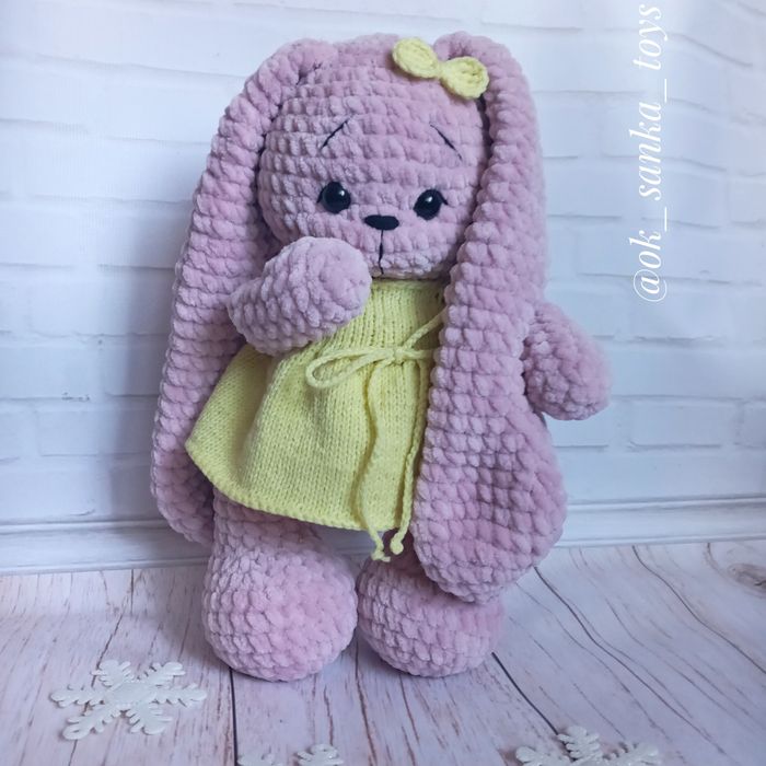 Вязаные игрушки. Ручная работа. Амигуруми, зайка, мишка, единорог