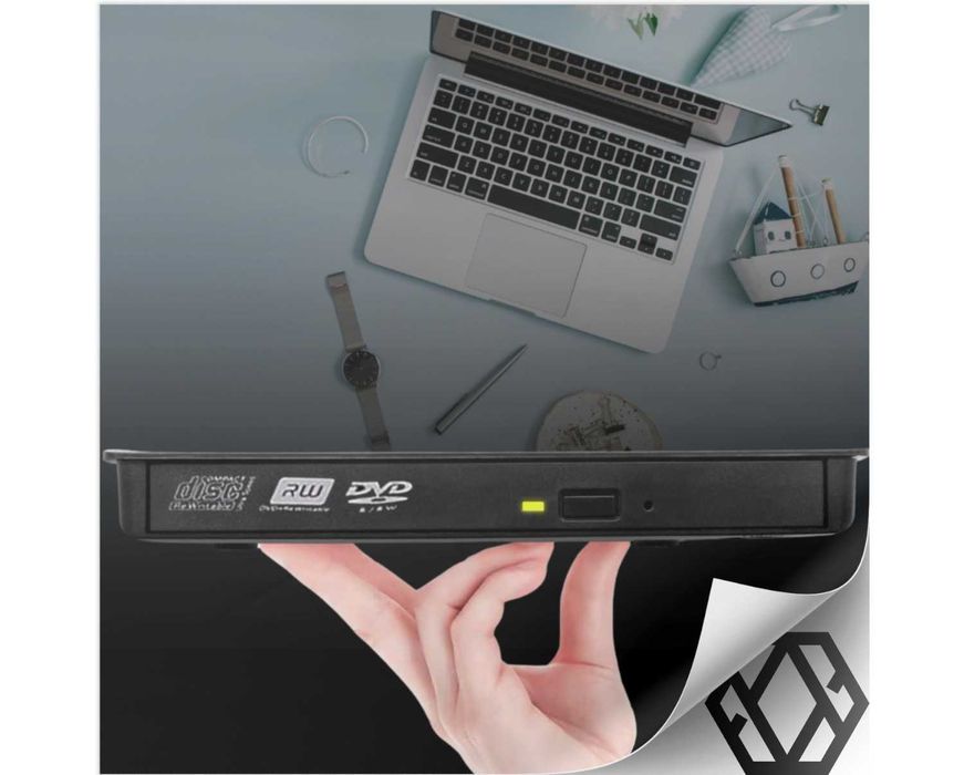 Napęd Zewnętrzny CD-R DVD USB do Laptopa Czytnik DVD Płyt Przenośny