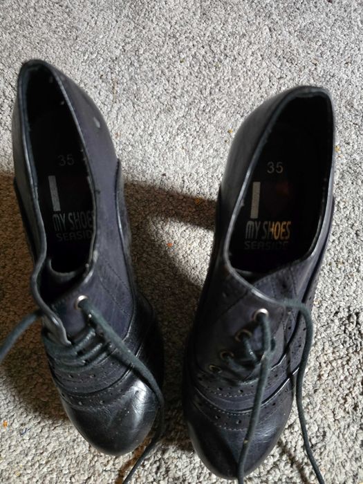 Sapatos altos pretos Seaside