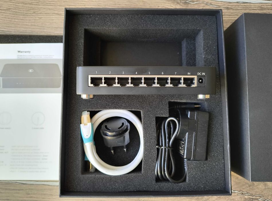 Switch sieciowy audio - English Electric 8SWITCH