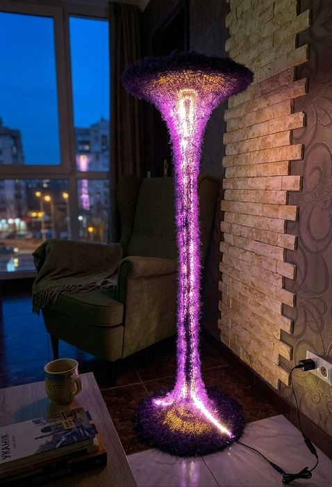 Дизайнерский торшер, подсветка ««Aura Violet» (120 см)