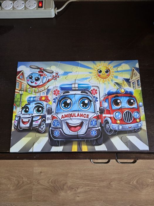 Пазли дитячі картонні