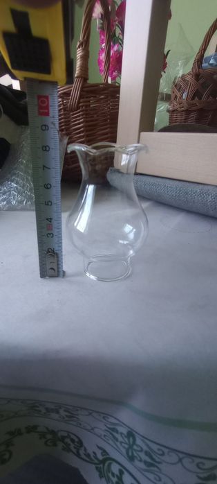 Szklany klosz do lampy naftowej