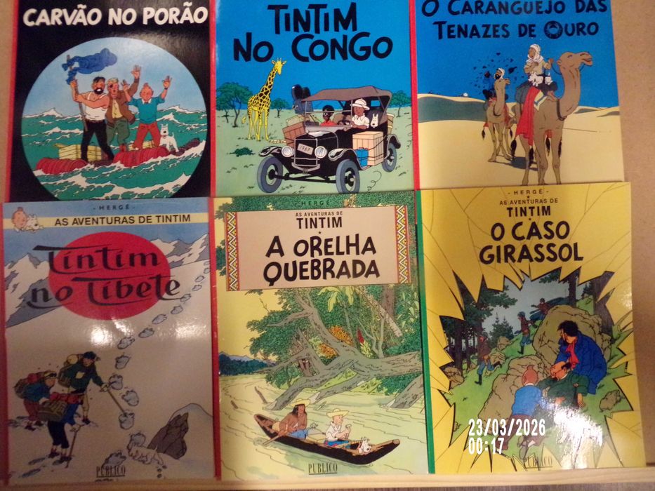 Banda desenhada -Timtim - Ásterix e outros