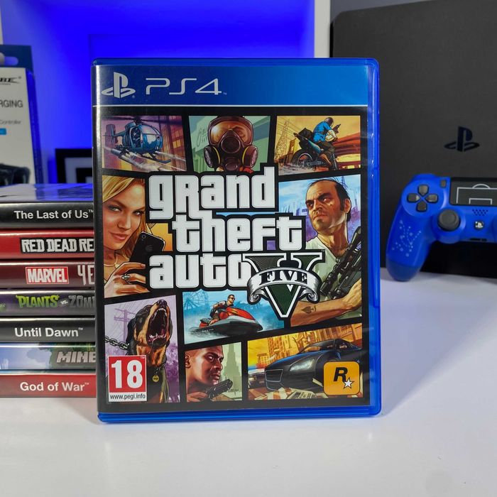 Гра PlayStation 4 Grand Theft Auto V Диск ГТА 5 PS4 Вживаний Ігри ПС4