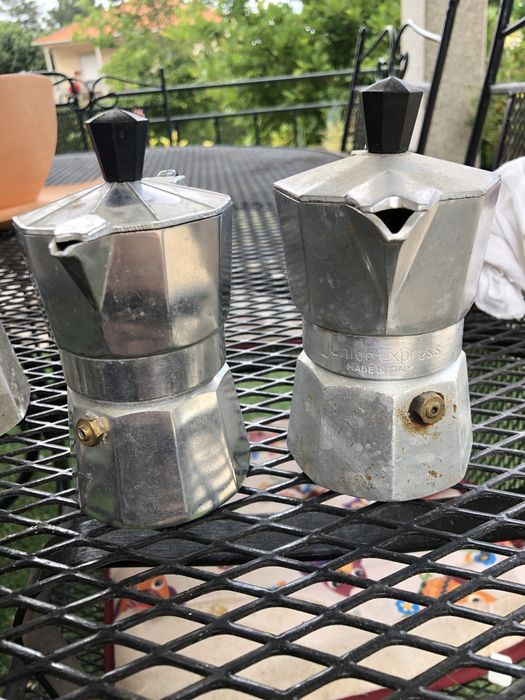 Various Antique Coffee Makers