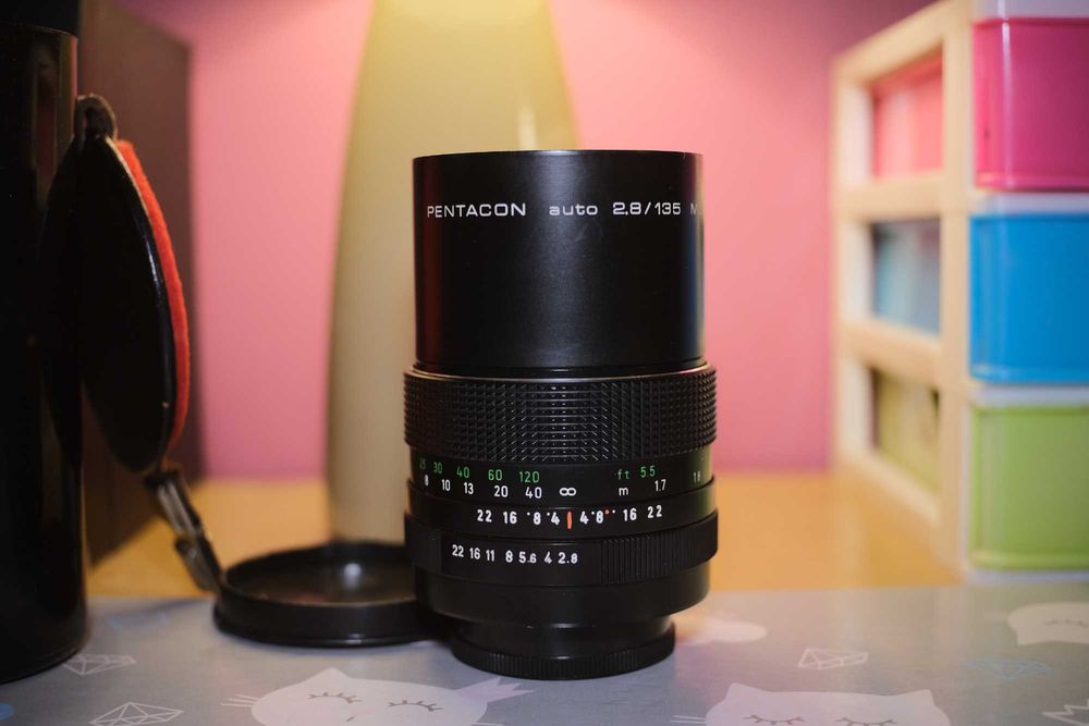 Obiektyw Pentacon Auto MC 135mm f2.8 M42
