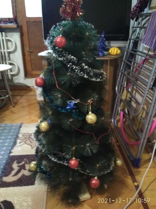 сосна ёлка искусственная пушистая зеленая