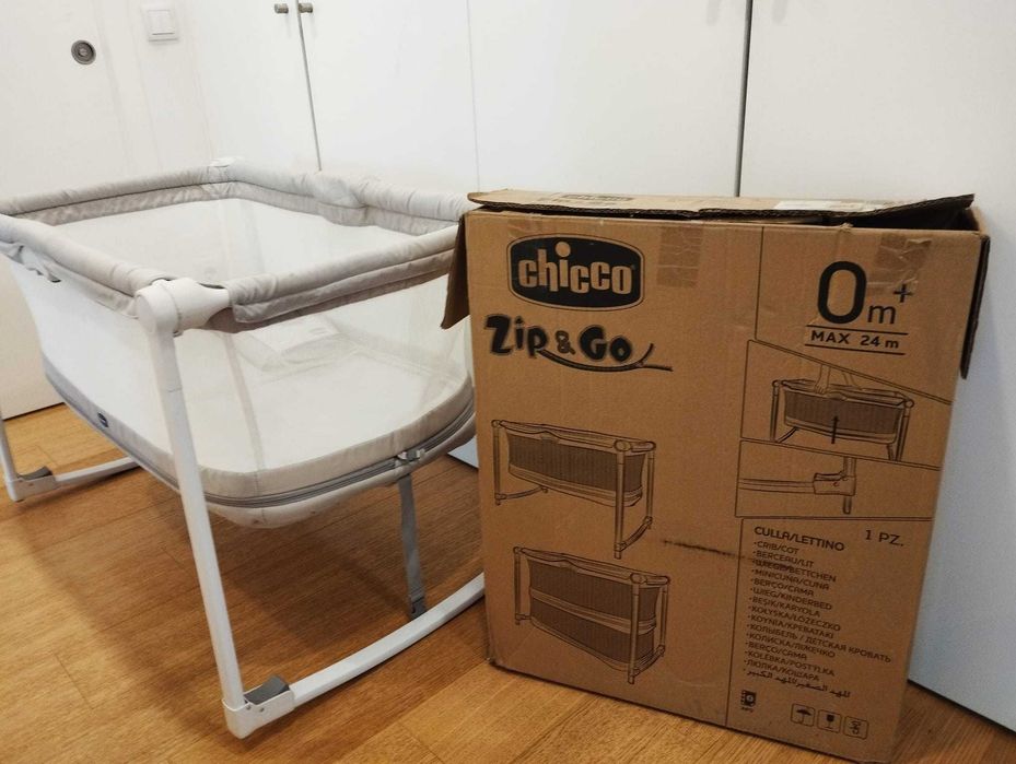 Quase novo berço de viagem extensível Chicco Zip&Go