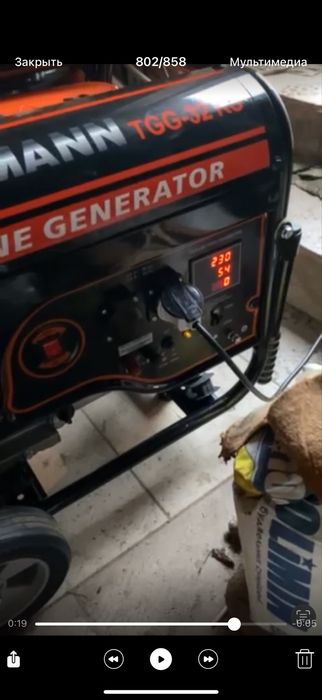 Генератор бензиновий Tekhmann TGG-32 RS 2,8 кВт / 3,2 кВт 230