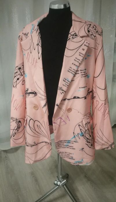 Marynarka ,modny print.