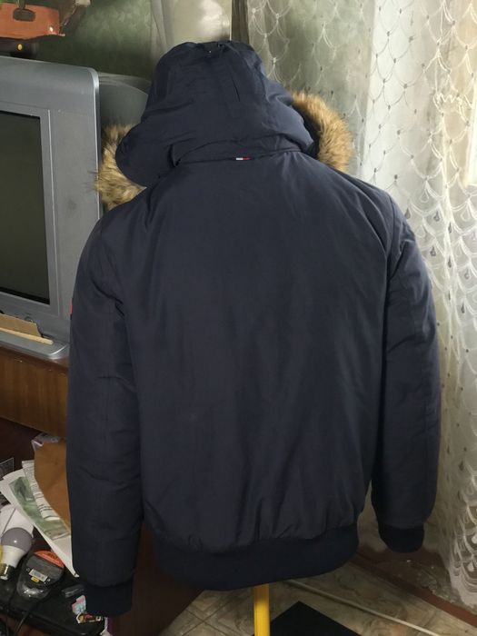 €350 Tommy Hilfiger Мужской пуховик (Пух-Перо) Hampton Down Bomber (S)