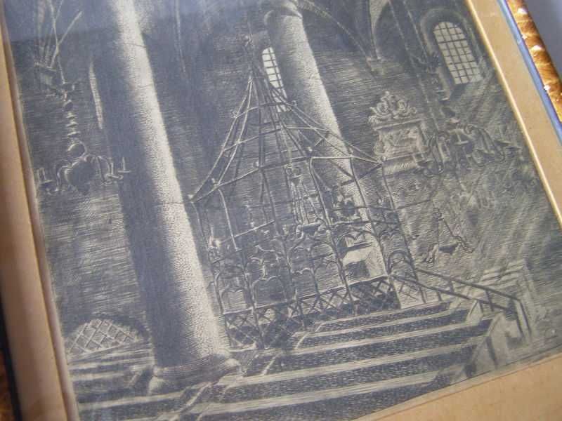 Miedzioryt - Bima ,Stara Synagoga -Wł. Zakrzewski sygn.