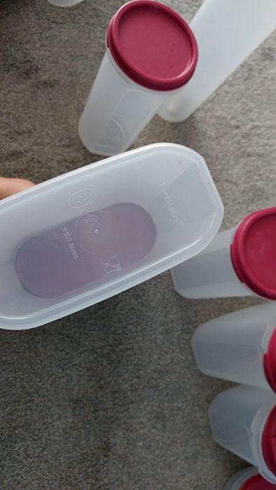 Conjunto de tupperware plastico