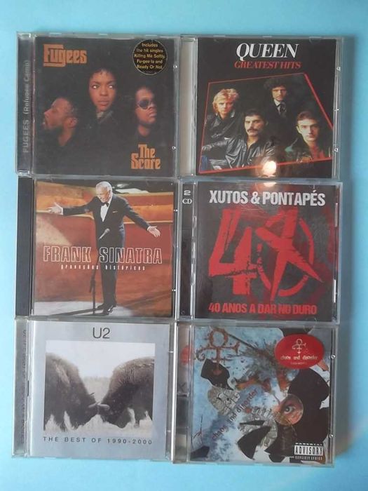 Vários lotes de CDs como NOVOS, ver fotos, música pop/rock/outros.