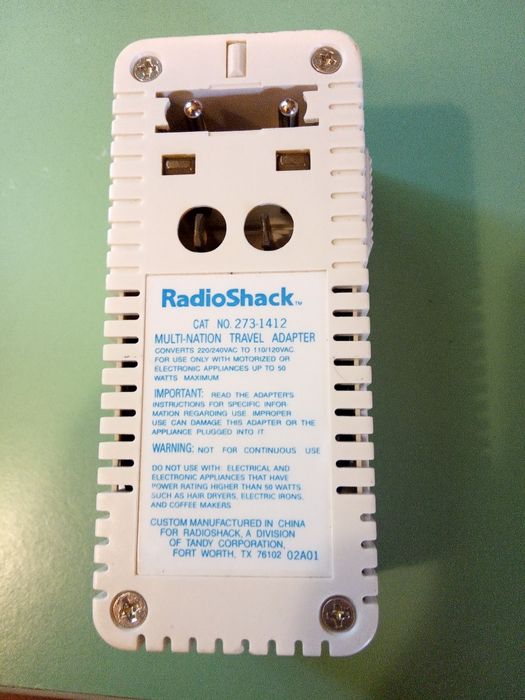 Адаптер конвертор 220/240vac на 110/120vac