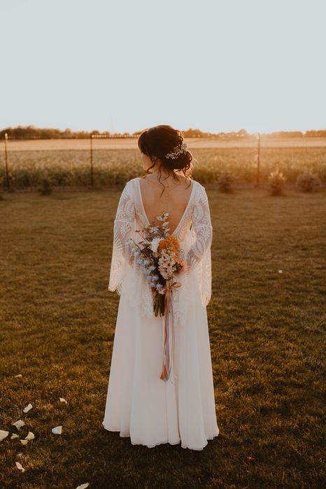 Suknia ślubna  Boho r 38