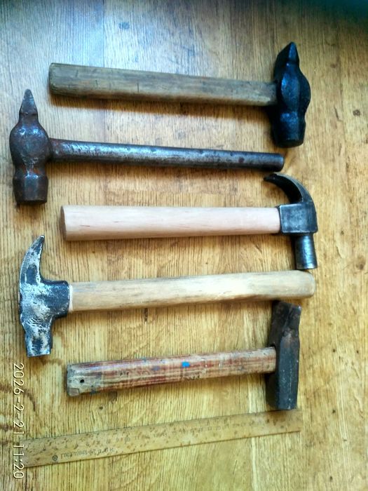 Молотки СССР вес от900гр. до 50гр.