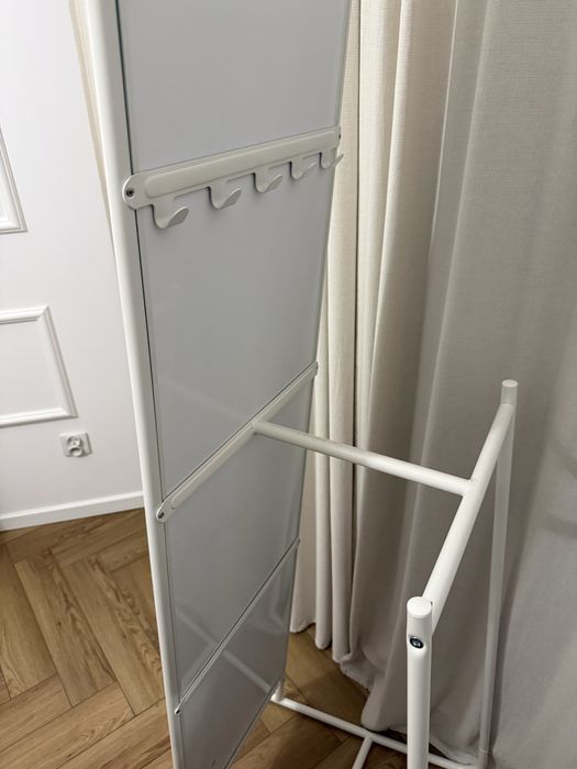 Lustro stojące białe ikea knapper