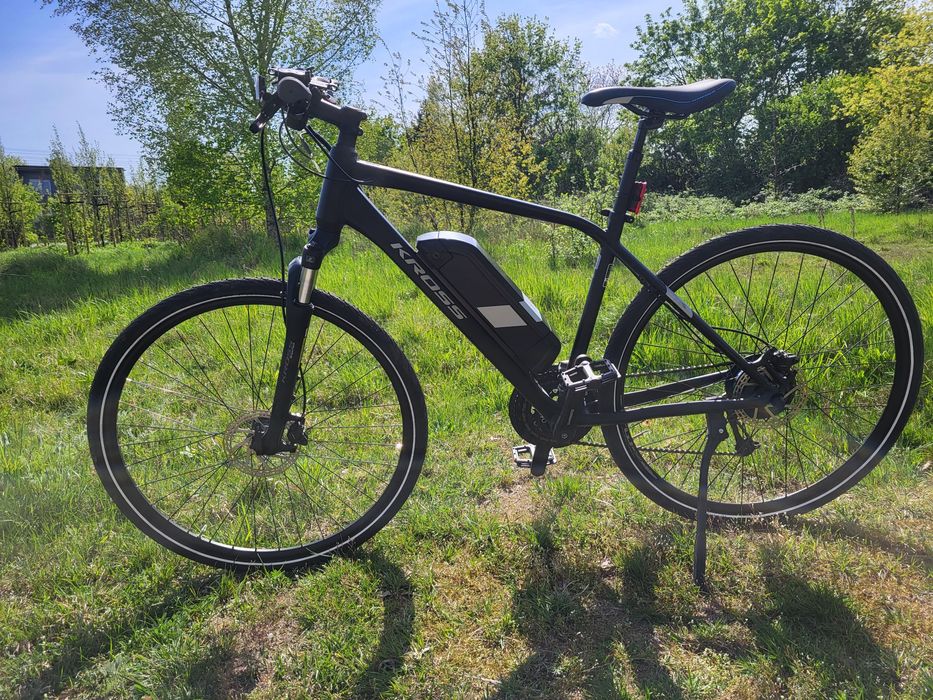 Rower elektryczny kross evado hybrid 1.0 roz. M (19) z osprzętem