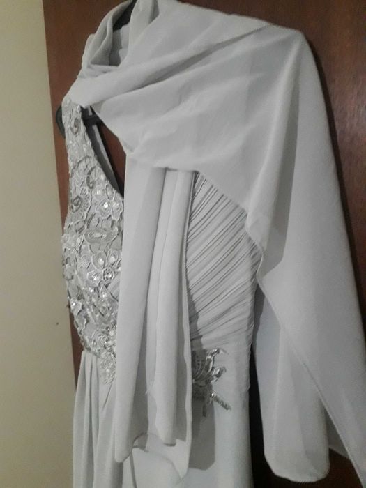 Vestido de cerimônia em seda
