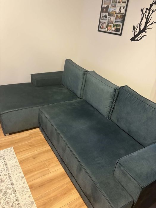 Narożnik AGATA 250x150 szmaragdowy