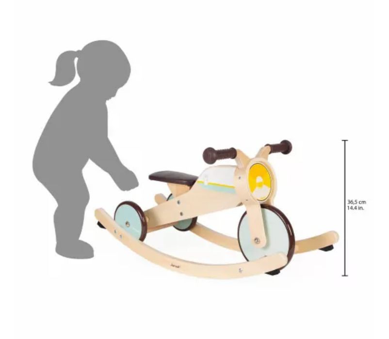 Triciclo baloiço Janod