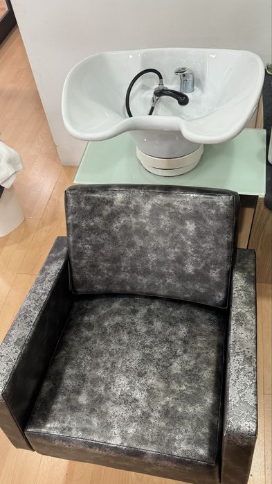 2 rampas de lavagem cabeleireiro