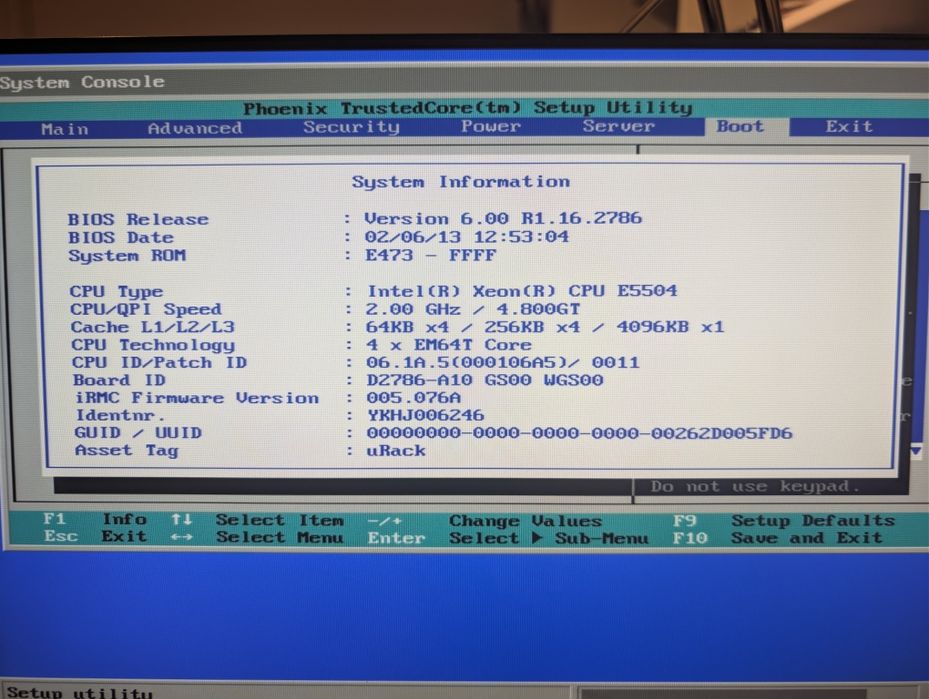 Servidor Fujitsu Primergy RX200 S5 1U | Xeon E5504 | DDR3 ECC | iRMC