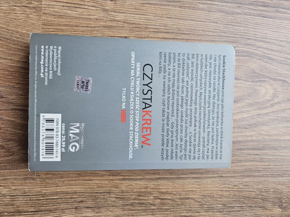 Książka "Martwy aż do zmroku" Charlaine Harris