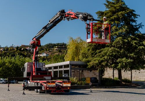Serviço de Grua Plataforma Elevatória Com e Sem Operador | ALUGUER