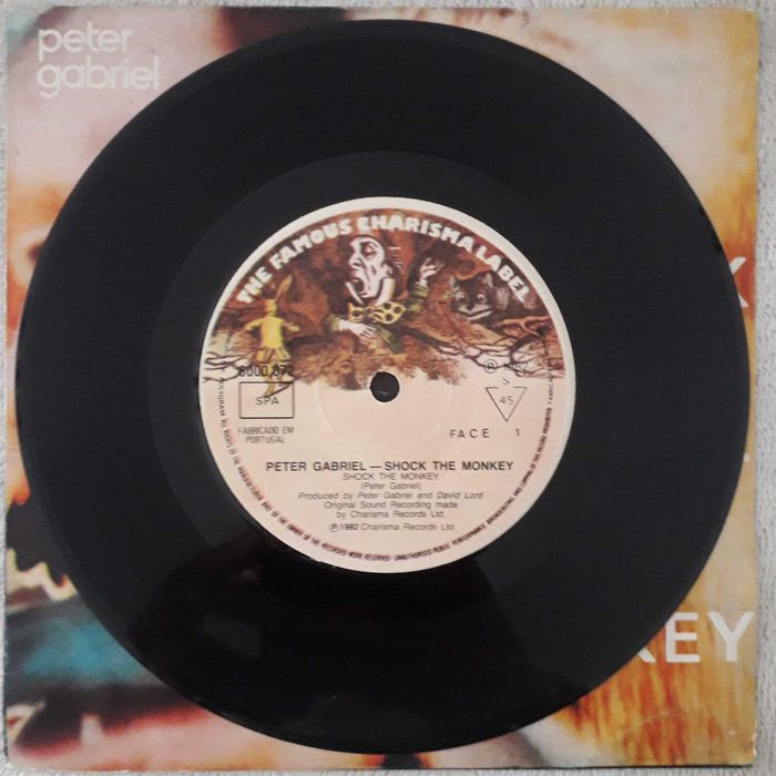 Peter Gabriel single "Shock the monkey"