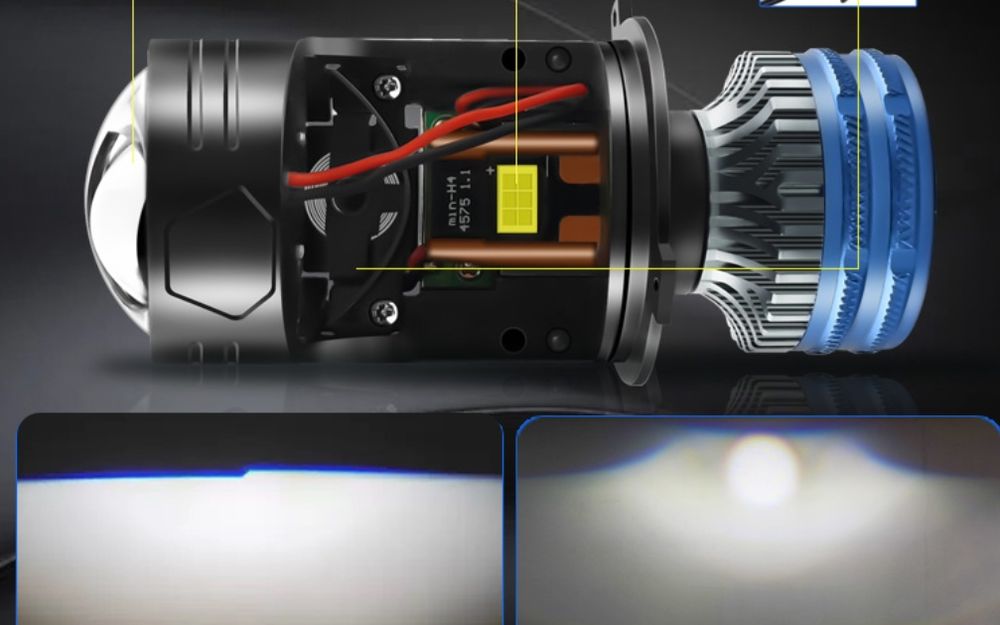 Міні лінзи лед Н4