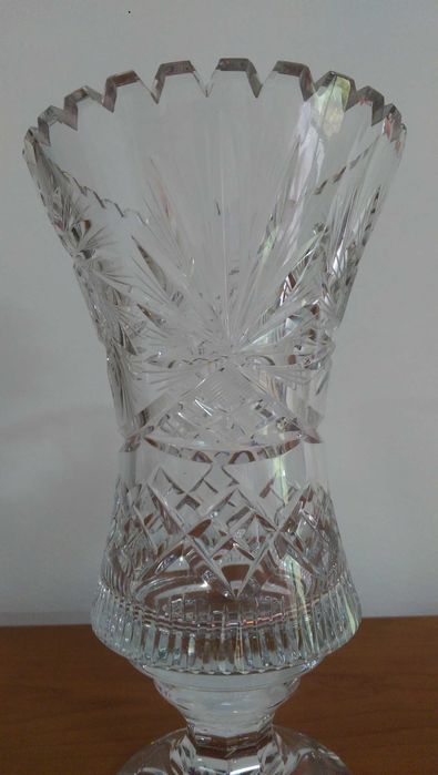 Jarra antiga em cristal de qualidade superior  27 cm A. Oportunidade .