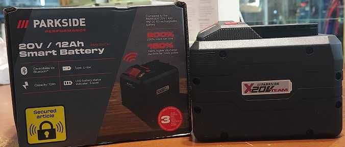 Akumulator Parkside 20V / 12Ah BT Nieużywany