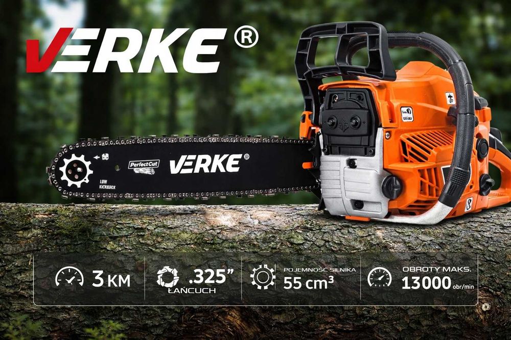 PIŁA SPALINOWA Pilarka Łańcuchowa 3KM Do Drewna Olej STIHL Mocna