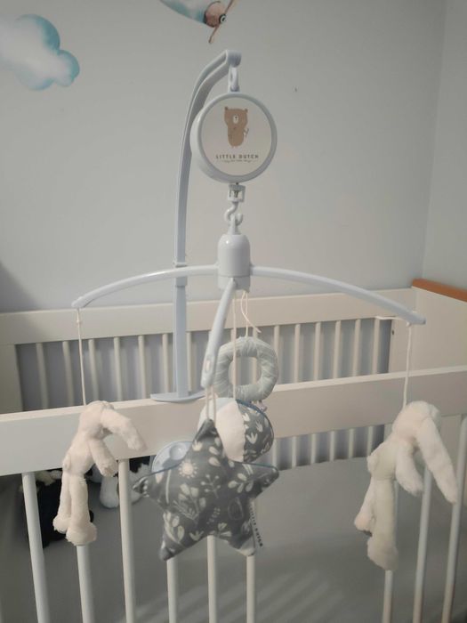 Karuzela little dutch dla chłopca niebieska