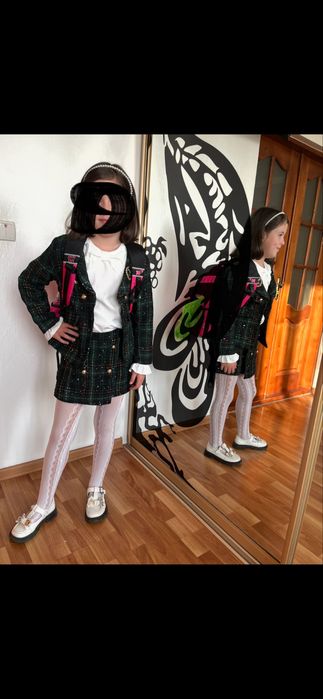 Костюм до школи 8-9 років класичний костюм з піджаком