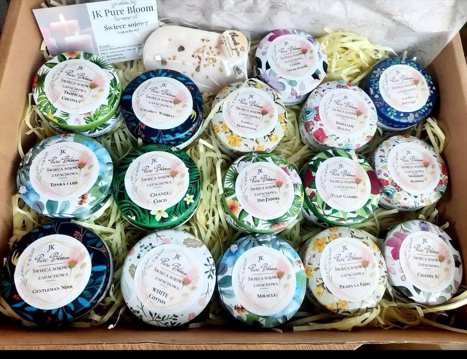 Świeczki handmade- JK Pure Bloom