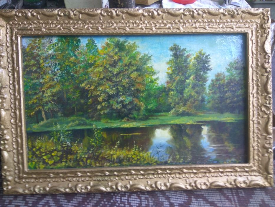 картина пейзаж масло на холсте