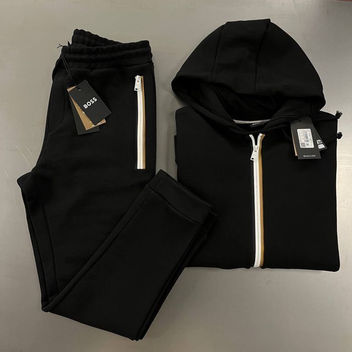 HUGO BOSS брендовый спортивный мужской костюм оригинал