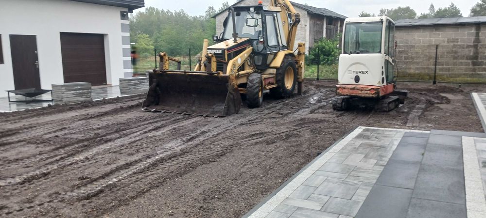 Usługi koparko Ładowarką minikoparką