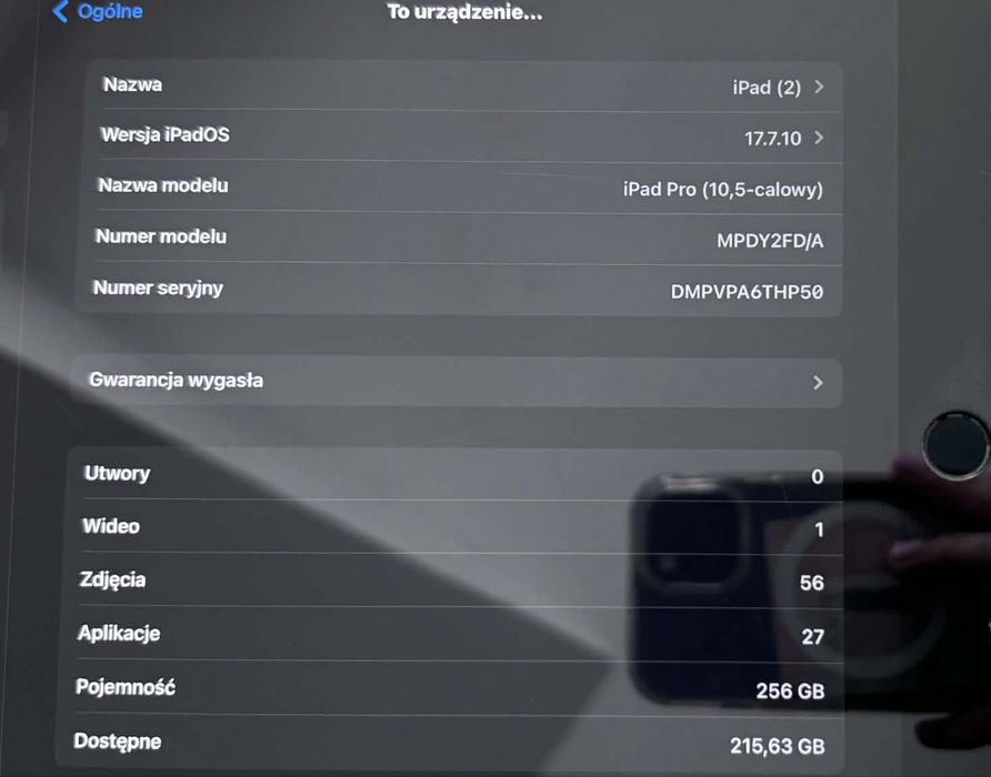 iPad Pro 10.5 256GB Wi-Fi