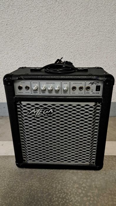 Gitara basowa Power Bass + wzmacniacz gitarowy MEGA AMP GL30B