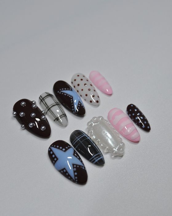 Press on nails tipsy