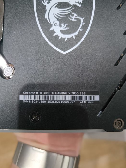 Vendo Placa gráfica RTX 3080 TI MSI