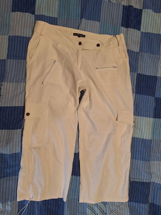 Damskie rybaczki ecru.