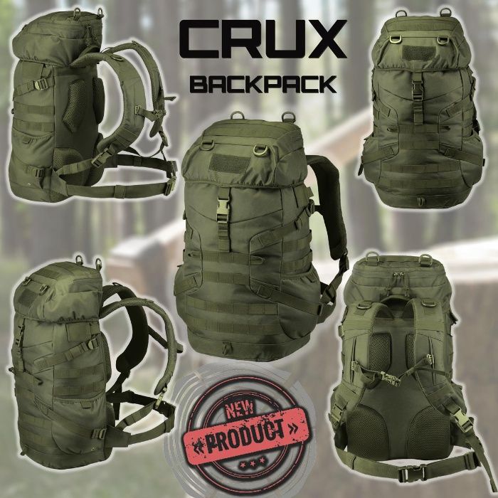 Plecak Turystyczny/Militarny CRUX 30L olive