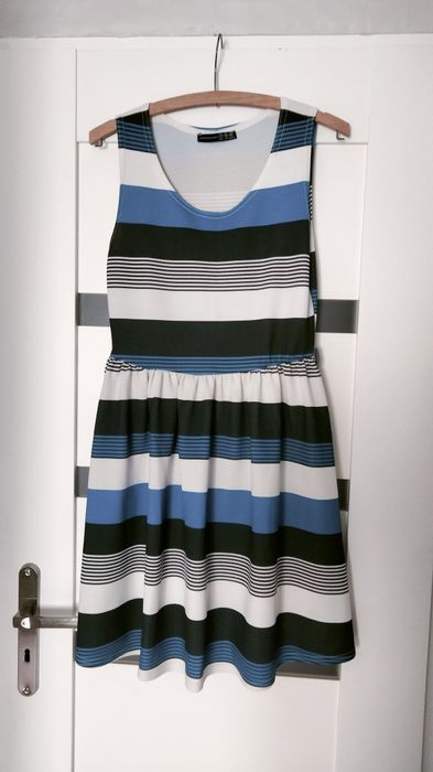 Sukienka paski Plus Size, przewiewna, letnia, 42, 44, Atmosphere